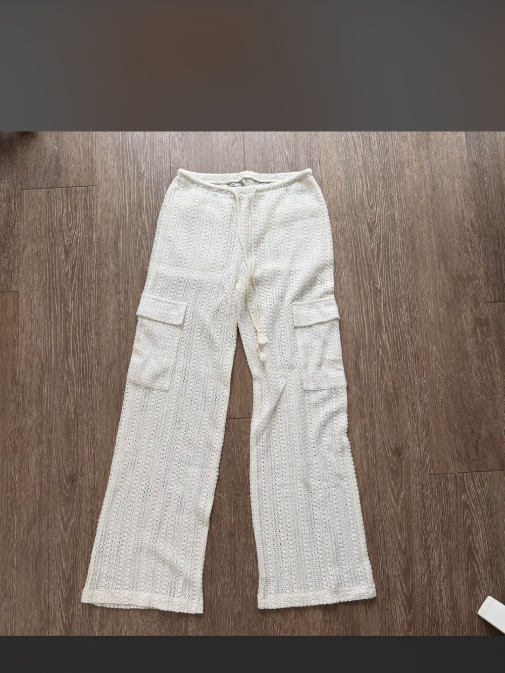 Edikted Ines Sheer Crochet Pants